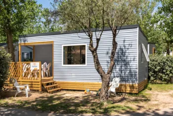 Mietunterkunft - Mobilheim Comfort Xl 29M² - 2 Schlafzimmer - Klimaanlage - Überdachte Terrasse - - Camping Marvilla Parks - Les Sablines