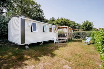 Mietunterkunft - Mobilheim Comfort 31M² - 3 Schlafzimmer - Klimaanlage - Kleine Terrasse - - Camping Marvilla Parks - Les Sablines