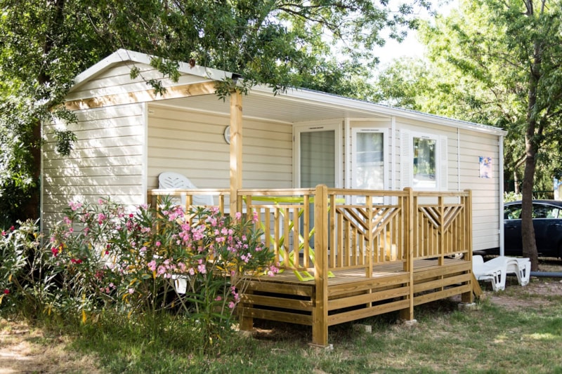Mobilheim Comfort - 30 m²- 2 Zimmer - Einfache Terrasse