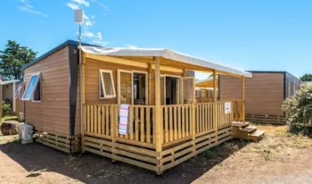 Mietunterkunft - Mobilheim Premium Azure | 31M² | Klimaanlage | 2 Schlafzimmer | Hochterrasse - - Camping Marvilla Parks - Le Val de Durance