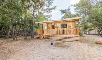 Mietunterkunft - Mobilheim Premium Exclusive | 31M² | Klimaanlage + Wifi | 2 Schlafzimmer | Lounge Terrasse - - Camping Marvilla Parks - Le Val de Durance