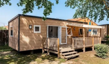 Mietunterkunft - Mobilheim Premium Exclusive | 35M² | Klimaanlage + Wifi + Tv | 3 Schlafzimmer | Lounge Terrasse - - Camping Marvilla Parks - Le Val de Durance