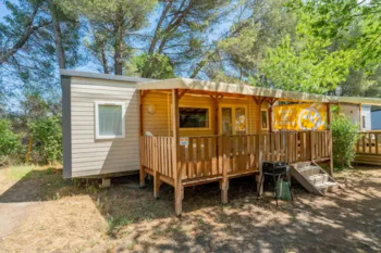 Mietunterkunft - Mobilheim Comfort - 32 M²- 3 Zimmer - Hochterrasse - Homair - Camping Le Val de Durance