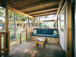 Huuraccommodatie(s) - Comfort Relax 32M² - 3 Bedrooms - Air Conditionning - Homair-Marvilla - Camping La Presqu'Ile