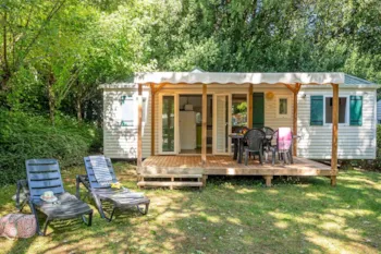 Mietunterkunft - Mobilheim Ciela Confort Compact - 3  Zimmer - Camping Le Caussanel