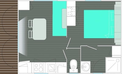 Mobile-Home (1 bedroom)