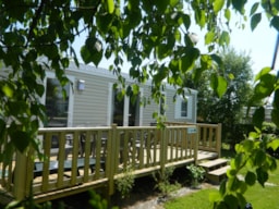 Accommodation - Mobile-Home (3 Bedrooms) With Covered Terrace - Camping Le Champ Neuf