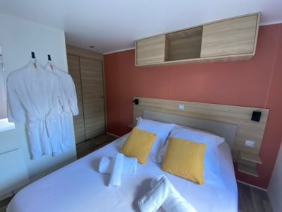 Mobile home VIP (Private SPA + Covered terrace + Dishwasher + Air conditioning) - 4 pers