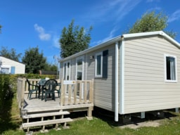 Huuraccommodatie(s) - Stacaravan (2 Slaapkamers) - Camping Le Champ Neuf