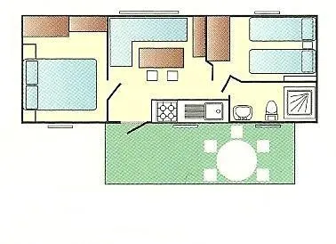 Maxicaravan Ibiza (8M X 3M) Avec Climatisation