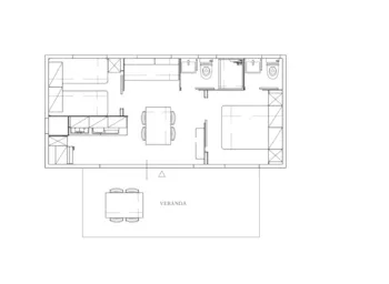Huuraccommodatie(s) - Maxicaravan Primula (7,7M X 3,6M) Met A.C. (New 2026) - Camping La Rocca
