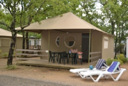 Location - Tente Lodge 2 Chambres - Camping Sunêlia Le Ranc Davaine