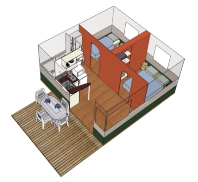 Kanada tent with sanitaries — 8
