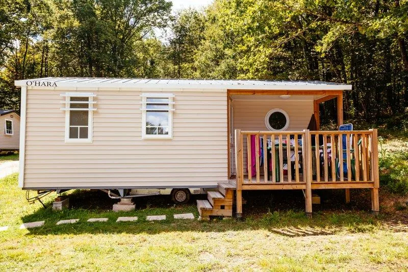 Mobil-Home Premium Capucine - 2 Chambres + Terrasse Semi-Couverte