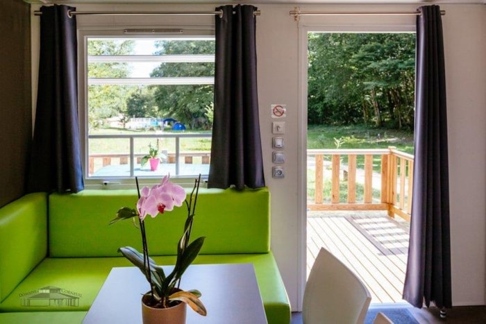Mobil-Home Premium Verveine - 2 Chambres + Terrasse 11.25 M²