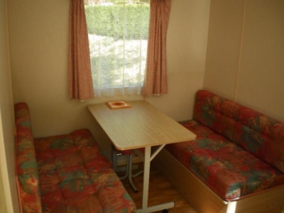 Mobil home Tilleul Eco (2 adults + 2 children) - 2 bedrooms + terrace 12.50m² + no sanitary facilities — 5