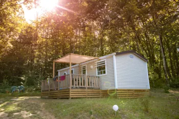 Mietunterkunft - Mobil-Home Pivoine - 3 Zimmer - Domaine de Corneuil
