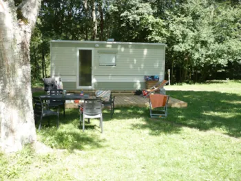 Mietunterkunft - Mobilheim Tilleul - 2 Zimmer - Ohne Sanitäranlagen - Domaine de Corneuil
