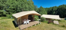 Accommodation - Glamping Lodge Tent - Domaine de Corneuil