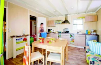 Mietunterkunft - Fougères Chalet Vanille Confort - Camping Les Fougères - Le Domaine du Marais