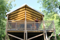 Alojamiento - Domaine Du Marais Bungalow Ecolodge (Sin Baño) - Camping Les Fougères - Le Domaine du Marais