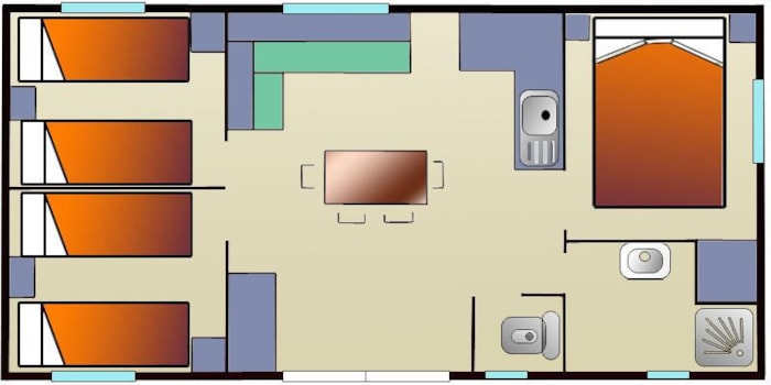 Sunelia Confort 3 Chambres 32M²