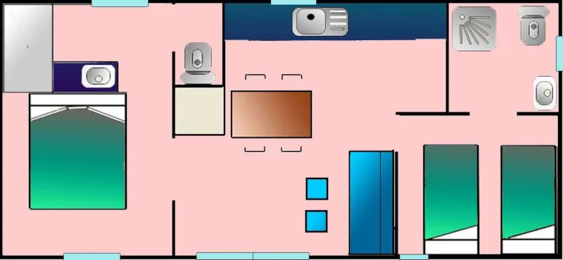 Loisir Prestige Taos 2 Chambres 35M²