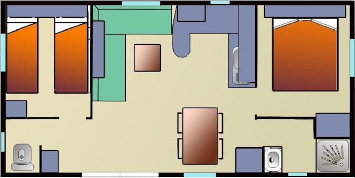 Loisir Confort 2 Chambres 32M²