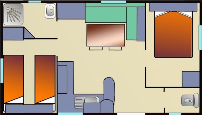 Loisir Confort 2 Chambres 27M²