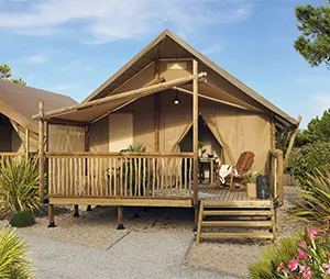 Mietunterkunft - Birdylodge 2 Zimmer 26M² - Camping Sunêlia L'Hippocampe