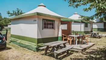 Mietunterkunft - Bengali 20M² 2 Zimmer - Camping Sunêlia L'Hippocampe