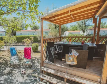 Mietunterkunft - Cottage Confort 3 Schlafzimmer 32M² - Camping Sunêlia L'Hippocampe
