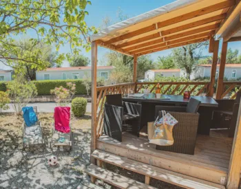 Mietunterkunft - Cottage Confort 2 Schlafzimmer 27M² - Camping Sunêlia L'Hippocampe
