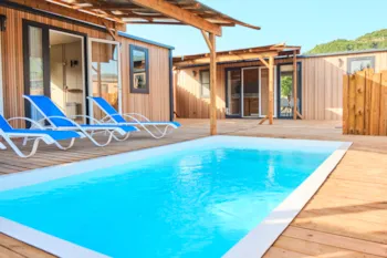 Mietunterkunft - Sunêlia Luxe Cigogne 5 Zimmers 72M² - Camping Sunêlia L'Hippocampe