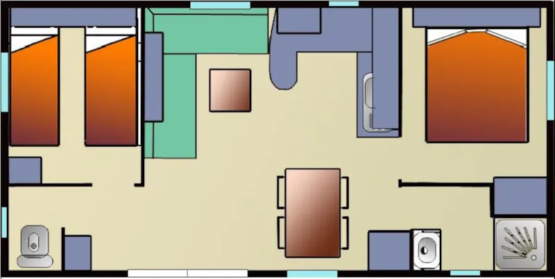 Loisir Confort 2 Chambres 32M²