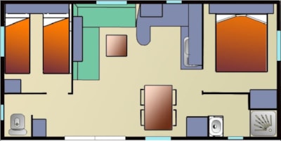 Loisir Confort 2 bedrooms 32m² — 6