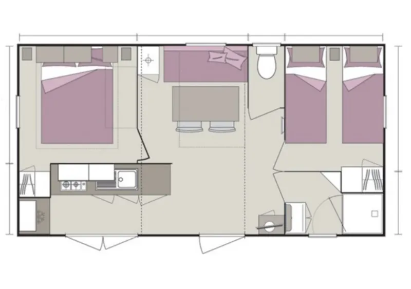 Sunelia Confort 2 Chambres 27M²
