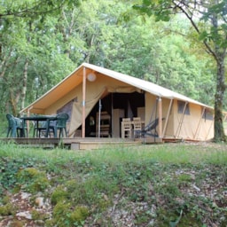 Huuraccommodatie(s) - Lodges Woody 30M2 Met Sanitair New 2023 - Domaine Les Pastourels