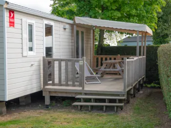Mietunterkunft - Mobilheim Confort - 2 Zimmer - 30 M² - Camping Les 3 Sablières