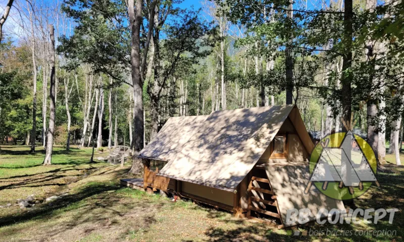 Tente Étape Avec Coffre À Vélo