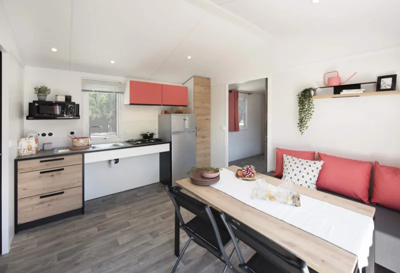 Mobil-Home Pmr Grand Confort 30 M²/ 2 Chambres - Terrasse Couverte