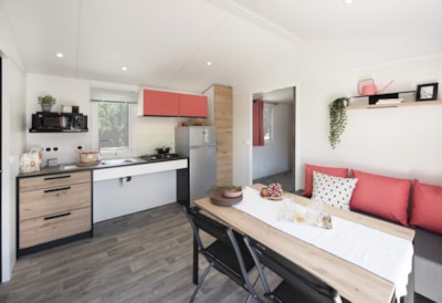Mobile home, high comfort, 30 m²/2 bedrooms - covered terrace — 2