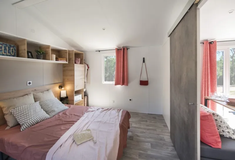 Mobil-Home Pmr Grand Confort 30 M²/ 2 Chambres - Terrasse Couverte