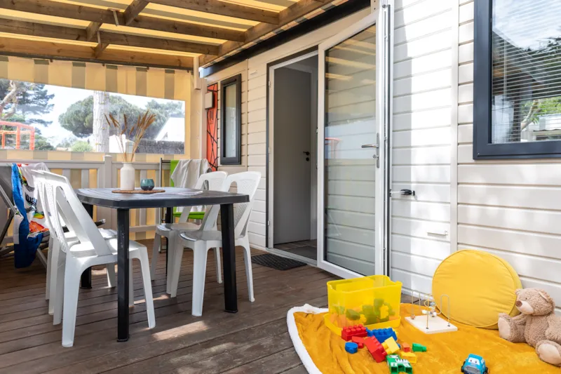 Mobil Home Grand Confort 24M² / 2 Chambres + Terrasse Couverte