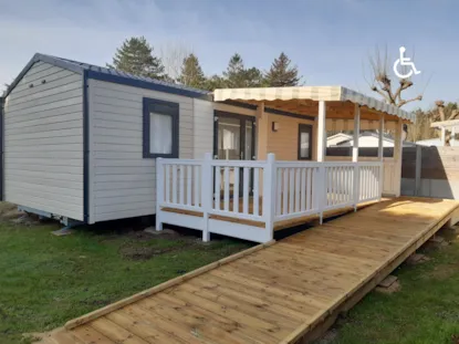 Mobil-Home Pmr Grand Confort 30 M²/ 2 Chambres - Terrasse Couverte