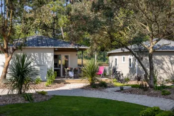 Location - Chalet Premium 33M² / 3 Chambres + Terrasse Couverte - Camping Domaine des Salins