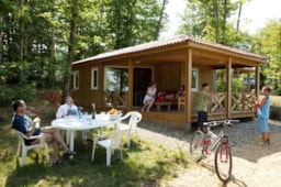 Mietunterkunft - Chalet 5Pers.+ Sarlat - Camping L'Evasion