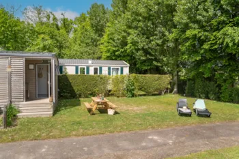 Stellplatz - Stellplatz Privat Sanitäre Zelt Premium - Sandaya Le P'tit Bois
