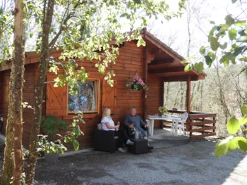 Mietunterkunft - Hütte Holzhütte 39M² - Château de Lacomté