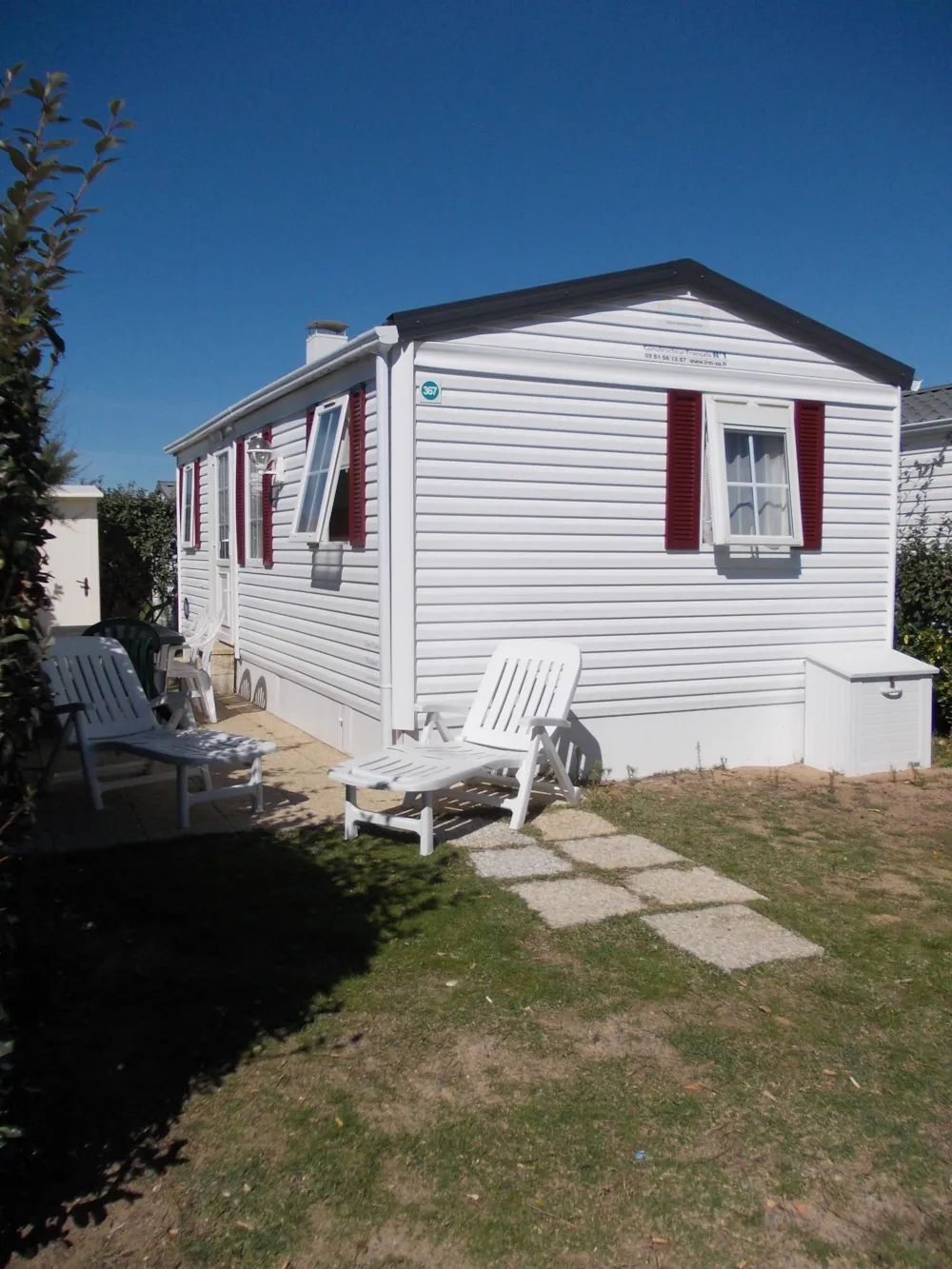 Mietunterkunft - Mobilheim Standard Evasion Estival  - 2 Schlafzimmer - Camping Les Dunes
